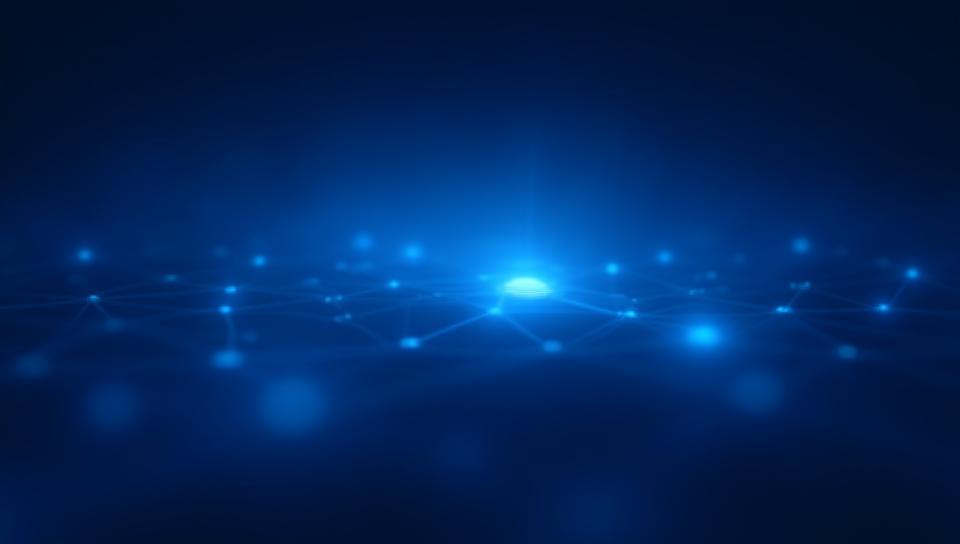 Abstract network security image representing protection and confidence