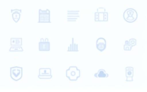 Icons representing various IT security services